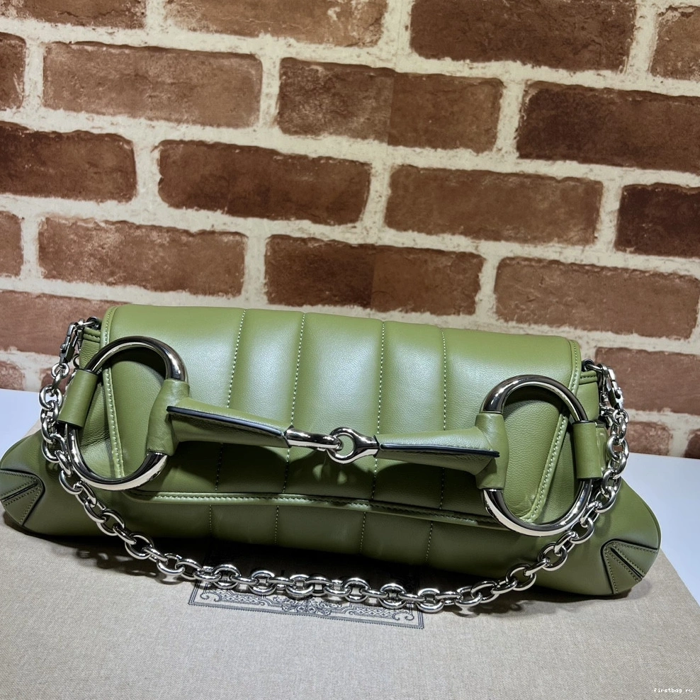 Firstbag ru BIG SHOULDER CHAIN BAG HORSEBIT GUCCI 0821
